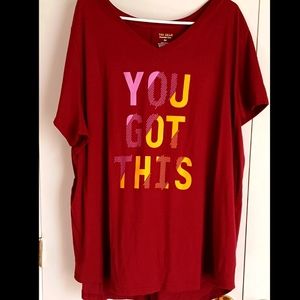 NWOT* TEK GEAR HI-LOW TOP